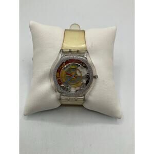Pre-Owned Swatch Skin Classic Unisex Watch- Clearly Skin